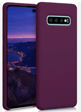 Silicone Case for Samsung Galaxy S10e - Burgundy