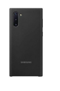 Silicone Case for Note 10 Plus - Black
