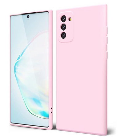 Silicone Case for Note 10 Plus - Pink