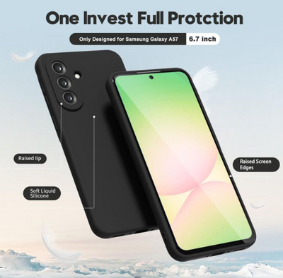 Silicone Case for A37 - Black