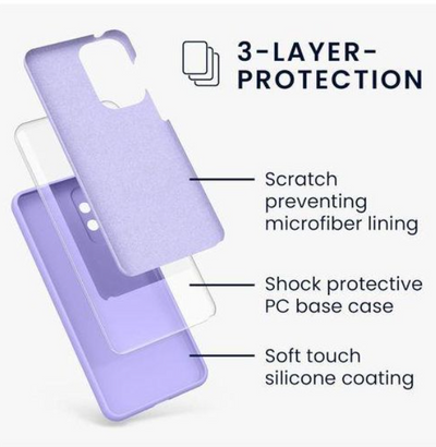 Silicone Case for A33 - Purple