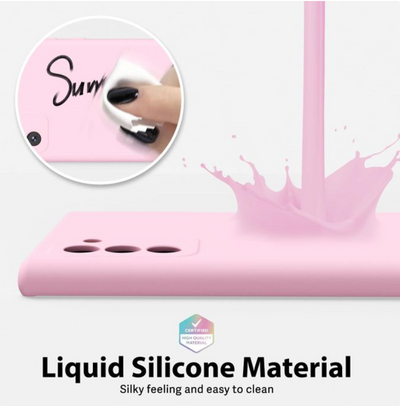 Silicone Case for Note 10 Plus - Pink