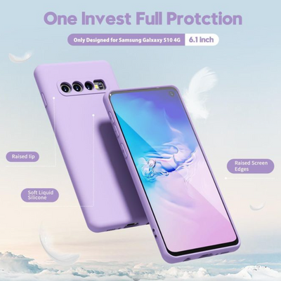 Silicone Case for S10 Plus - Purple