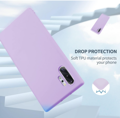 Silicone Case for Note 10 Plus - Purple
