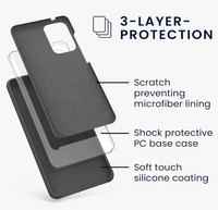 Silicone Case for A52 - Black