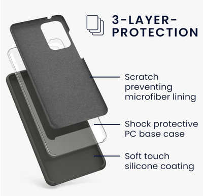 Silicone Case for A52 - Black