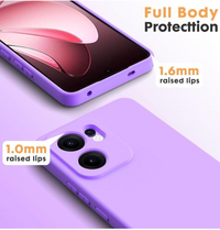 Silicone Case for Reno 13F - Purple