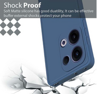 Silicone Case for Reno 13 - Navy Blue