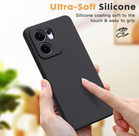 Silicone Case for Reno 13F - Black