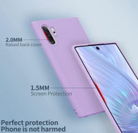 Silicone Case for Note 10 Plus - Purple