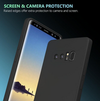 Silicone Case for Note 8 - Black