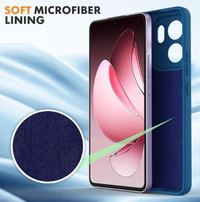 Silicone Case for Reno 13F - Navy Blue