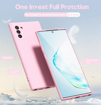 Silicone Case for Note 10 Plus - Pink