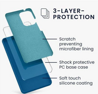 Silicone Case for A33 - Navy Blue