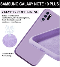Silicone Case for Samsung Galaxy Note 10 Plus - Purple
