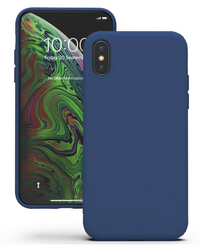 Silicone Case for iPhone Xs - Blue