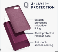 Silicone Case for iPhone 6 - Burgundy
