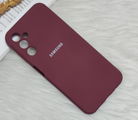 Silicone Case for Samsung Galaxy A14 - Burgundy