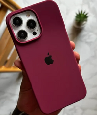 Silicone Case for iPhone 12 - Maroon