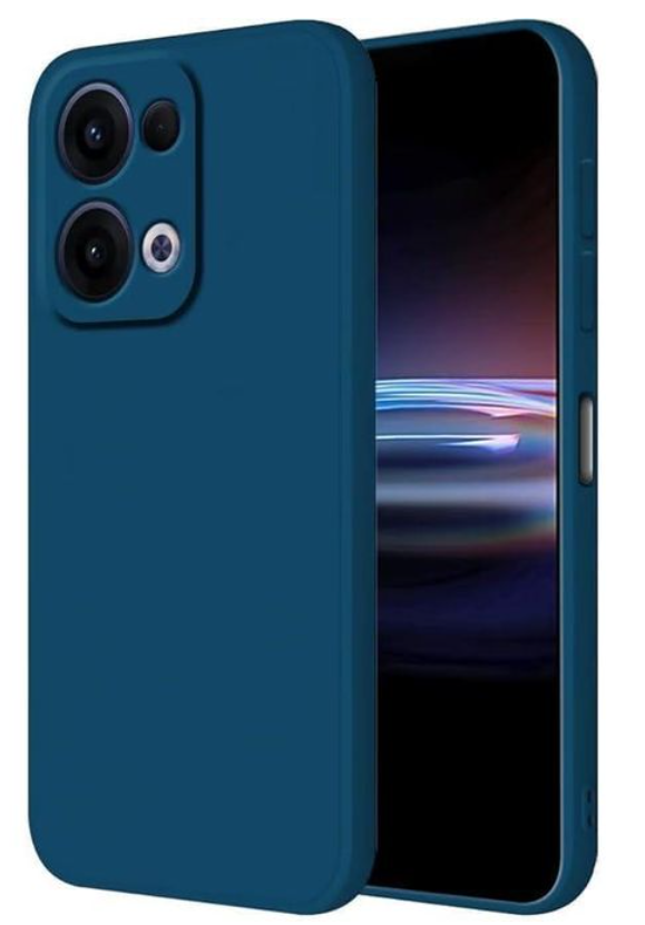 Silicone Case for Reno 13 - Navy Blue