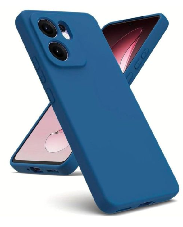 Silicone Case for Reno 13F - Navy Blue