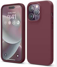 Silicone Case for iPhone 14 Pro Max - Maroon