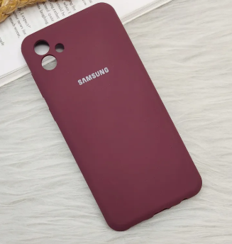Silicone Case for Samsung Galaxy A06 - Burgundy