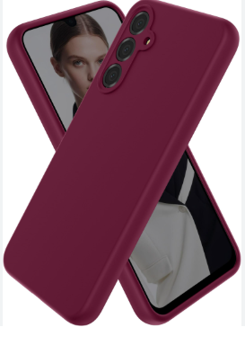 Silicone Case for Samsung Galaxy A16 - Maroon