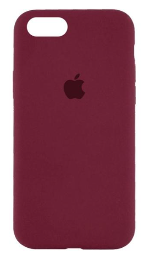 Silicone Case for iPhone 8 - Maroon