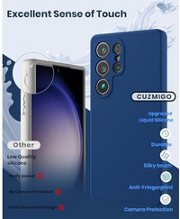 Silicone Case for Samsung Galaxy S25 Ultra - Blue