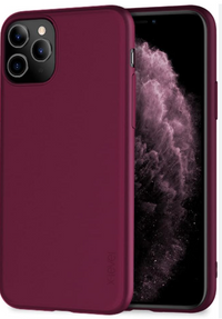 Silicone Case for iPhone 11 Pro Max - Burgundy