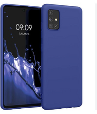 Silicone Case for Samsung Galaxy A51 - Blue