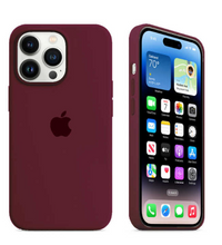 Silicone Case for iPhone 14 Pro - Burgundy