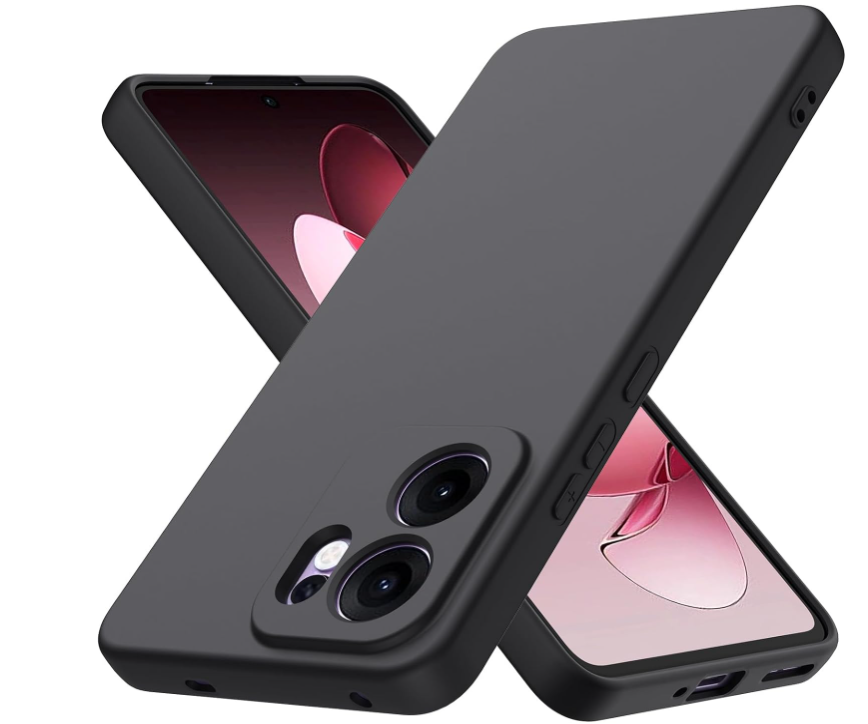 Silicone Case for Reno 13F - Black