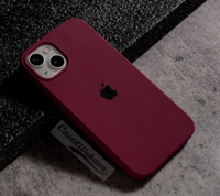 Silicone Case for iPhone 13 Mini - Burgundy