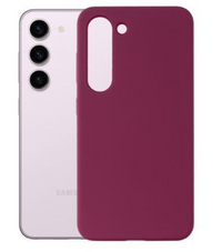 Silicone Case for Samsung Galaxy S25 Plus - Burgundy