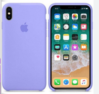 Silicone Case for iPhone Xs - Purple