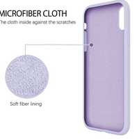 Silicone Case for iPhone Xs Max - Purple