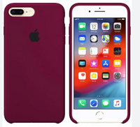Silicone Case for iPhone 7 Plus - Burgundy