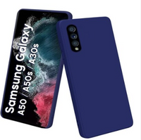 Silicone Case for Samsung Galaxy A30s - Blue
