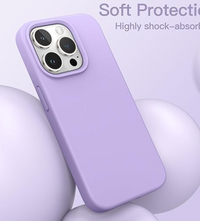 Silicone Case for iPhone 15 Pro Max - Purple