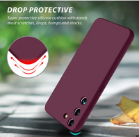 Silicone Case for Samsung Galaxy S25 - Burgundy