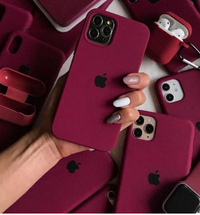 Silicone Case for iPhone 13 Pro - Burgundy