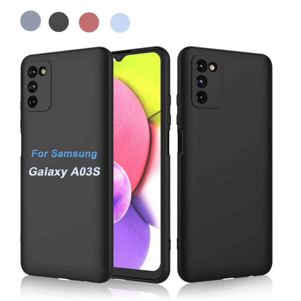 Silicone Case for Samsung Galaxy A03s - Black
