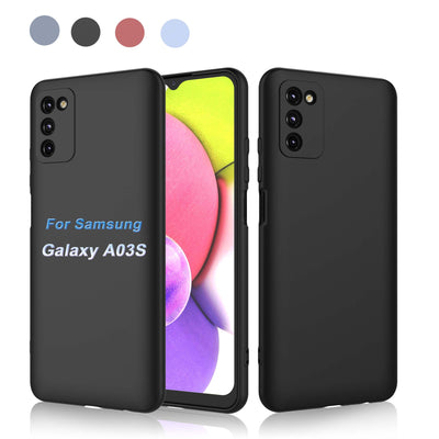 Silicone Case for Samsung Galaxy A03s - Black