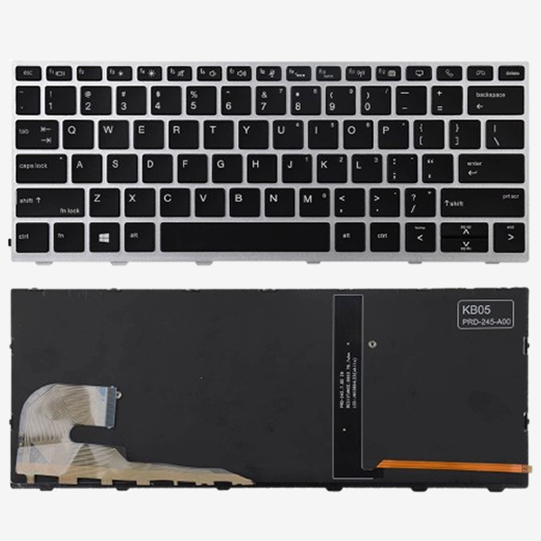 HP EliteBook 830 G5 / G6 backlit replacement laptop keyboard, US layout