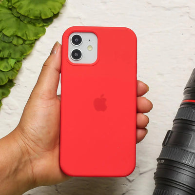 Silicone Case for iPhone 12 Mini - Red