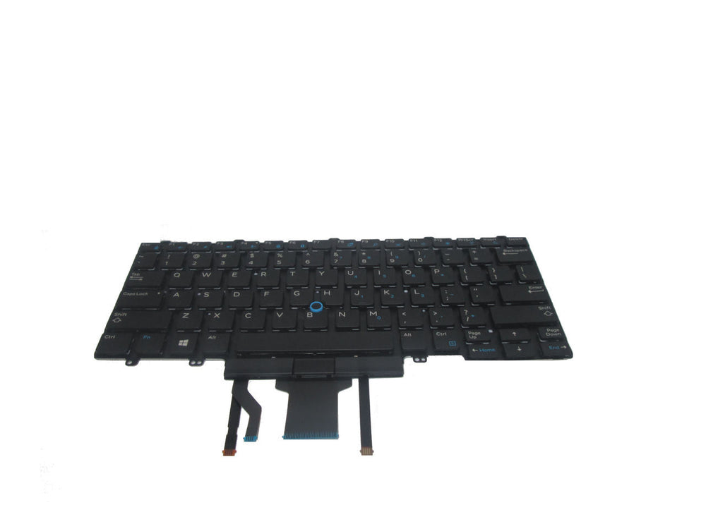 Dell Latitude 5480 backlit keyboard - full view