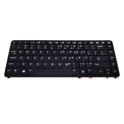 HP EliteBook 840 G1 / G2 Non-Backlit Keyboard Replacement – Black | US Layout