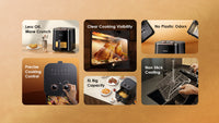 Oraimo SmartAirFryer 1500W – visible window feature